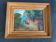 Oil painting, horseback riding in the forest