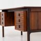 Bureau en palissandre par Edmund Brouer pour Brouer Møbelfabrik