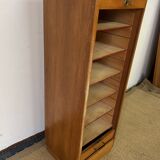 Vintage curtain filing cabinet