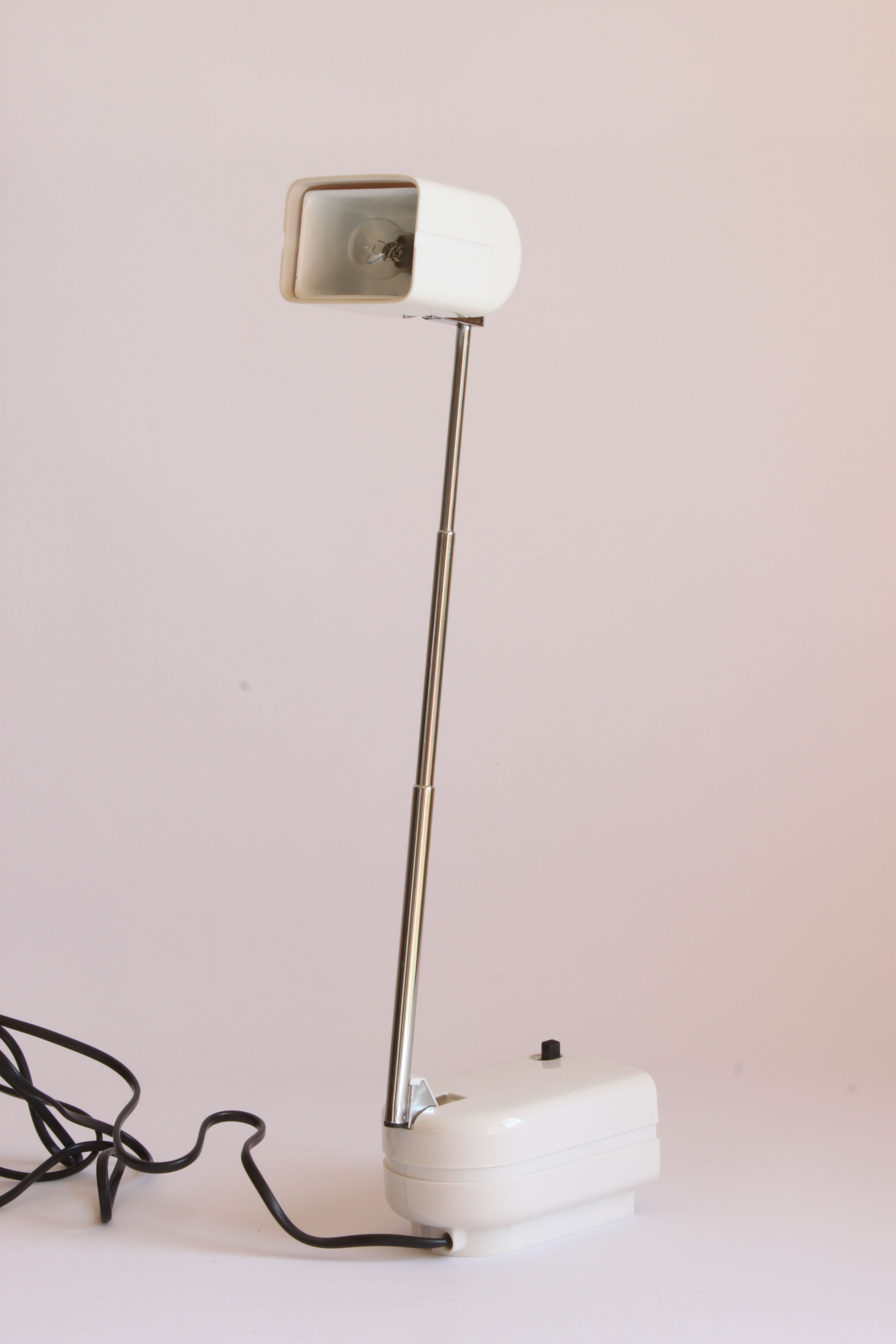 Telescopic bedside or wall lamp, 1960s.