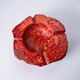 Red faux alabaster ashtray by Romano Bianchi, Italy, 1970s
