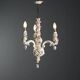 Ceramic lustre with floral motifs - Italy 20th century