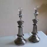 Pair of vintage Marks & Spencer lamp bases made in the UK