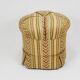 Art Deco Stool Friedrich Otto Schmidt, Pouf, Original Condition, Vienna, 1920s