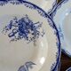 Vintage plates earth of iron Sarreguemines Watteau