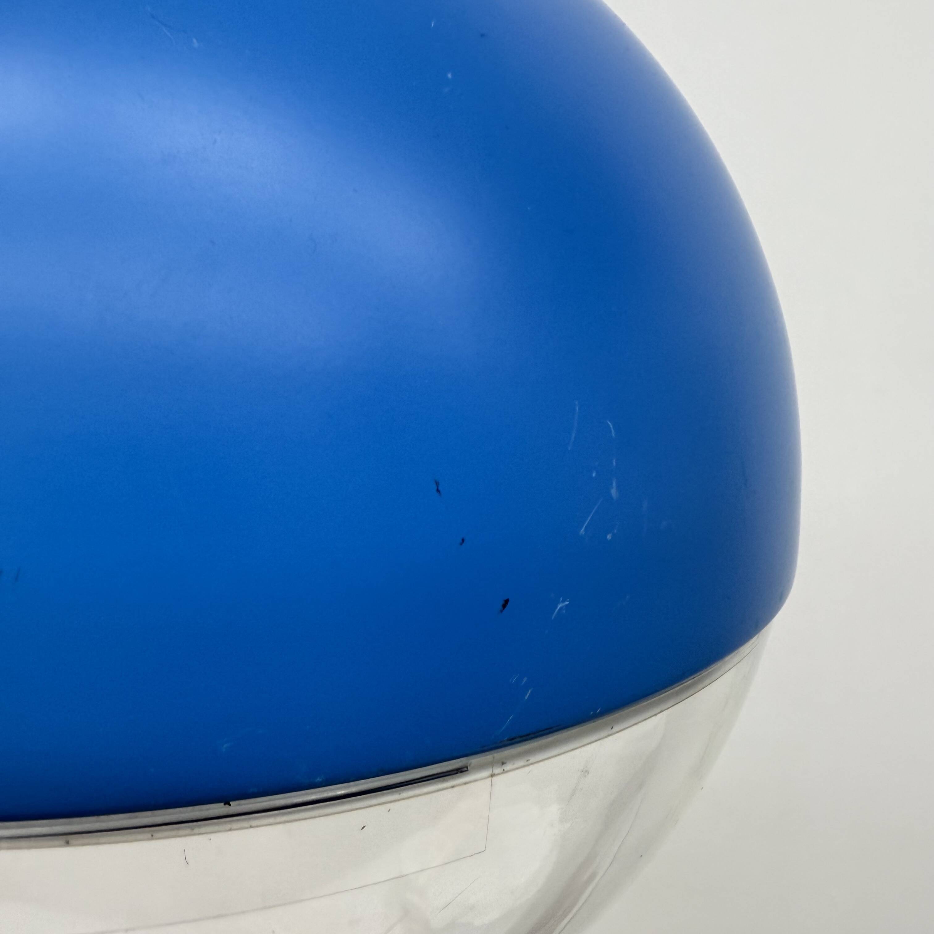 Vintage Space Age Blue Ceiling Lamp Väster by Knut Hagberg for Ikea, Sweden