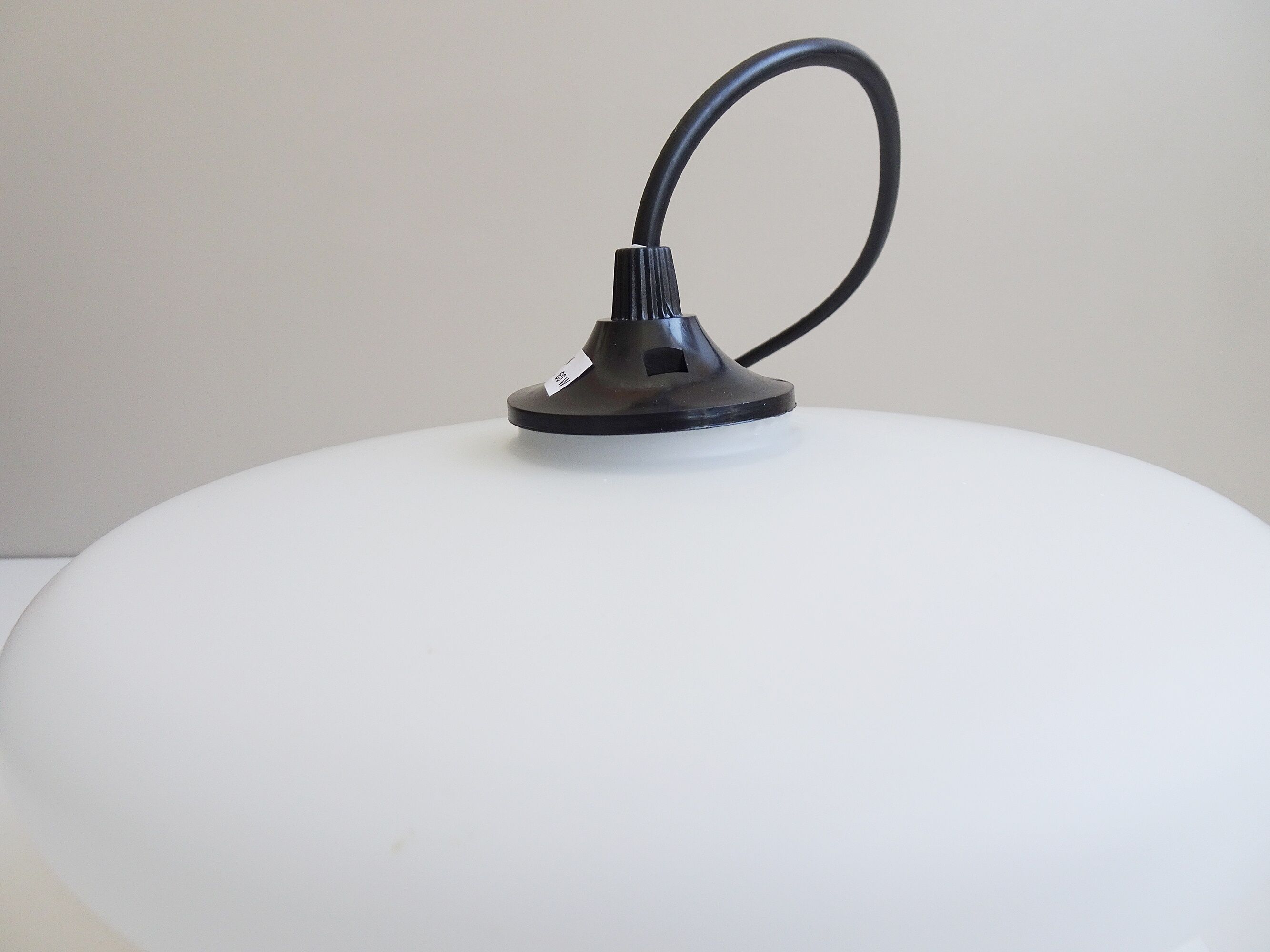 Pendant lamp made of opal glass