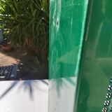 Public metal garden bin