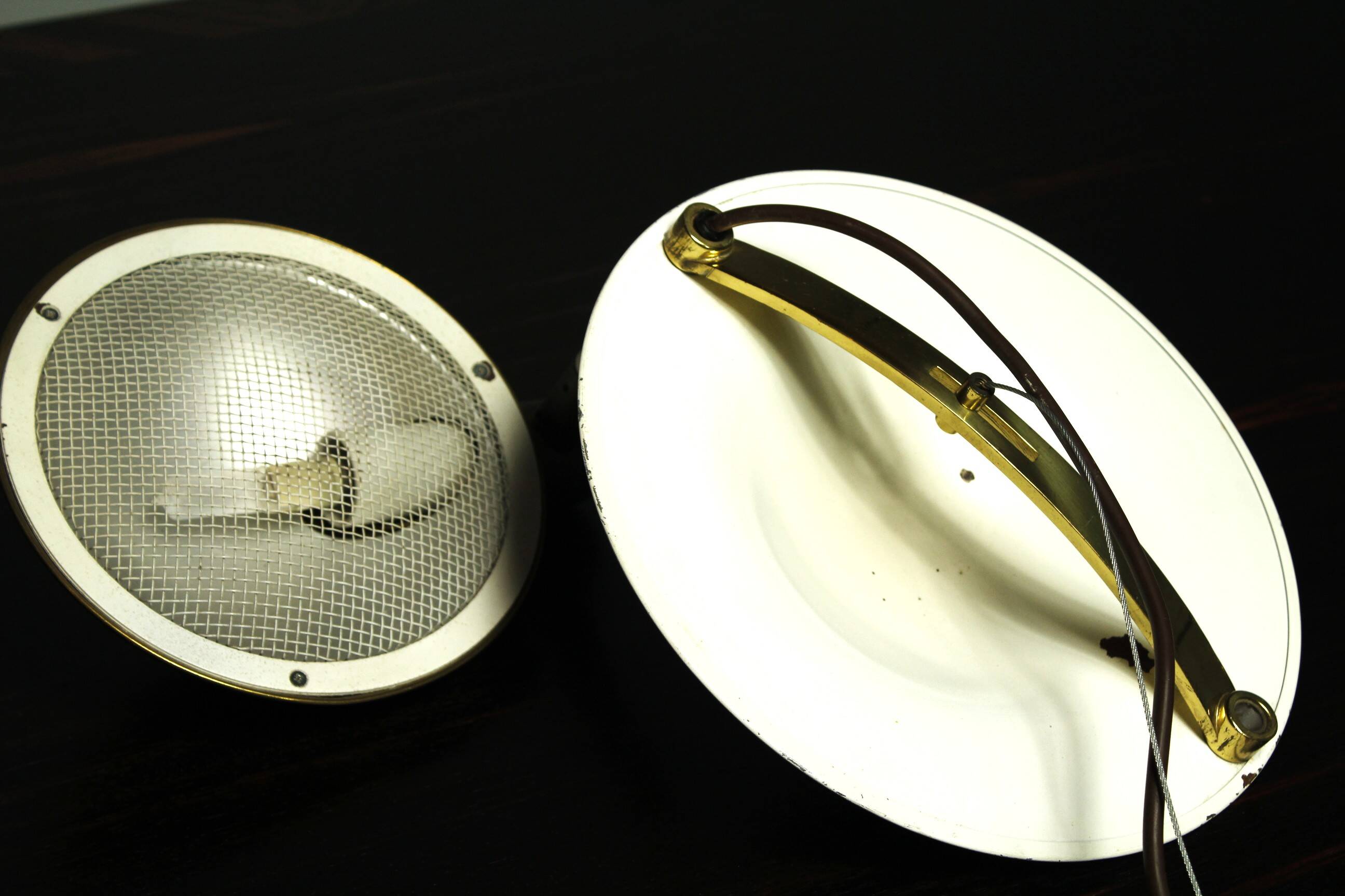 Brass Pendant Lamp from Temde Leuchten, 1970s