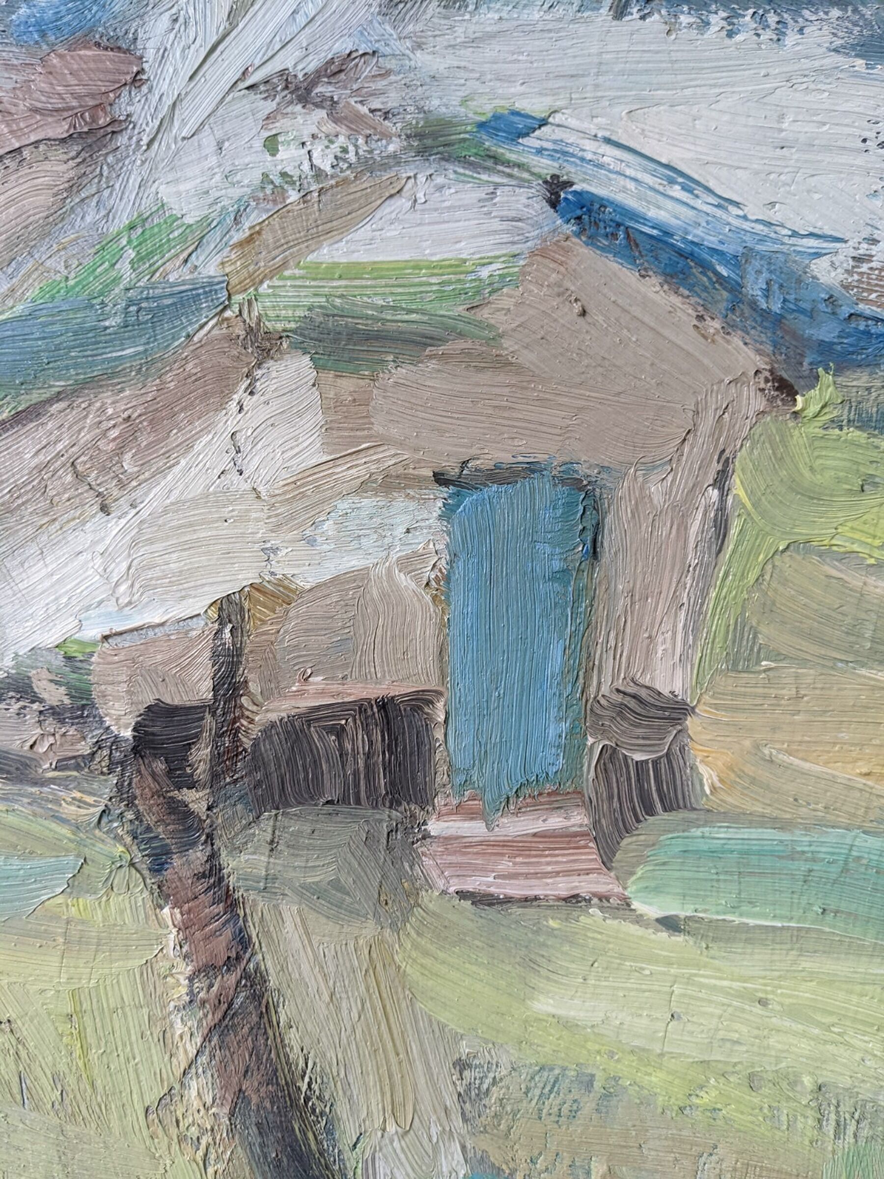 Mid-century oil painting