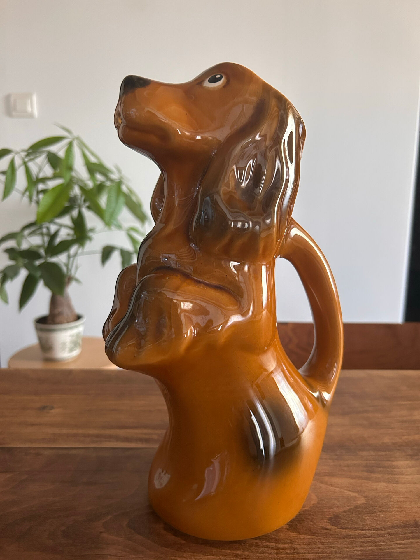 Ceramic dog jug 60's