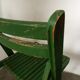 Set of 5 wooden folding chairs