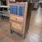 Fake book bedside table with doors