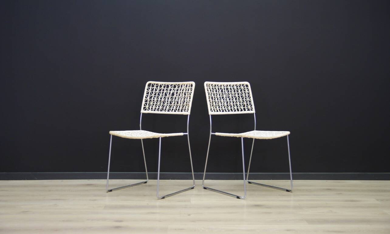 Set of two chairs, vintage style, 1960s, production: Denmark