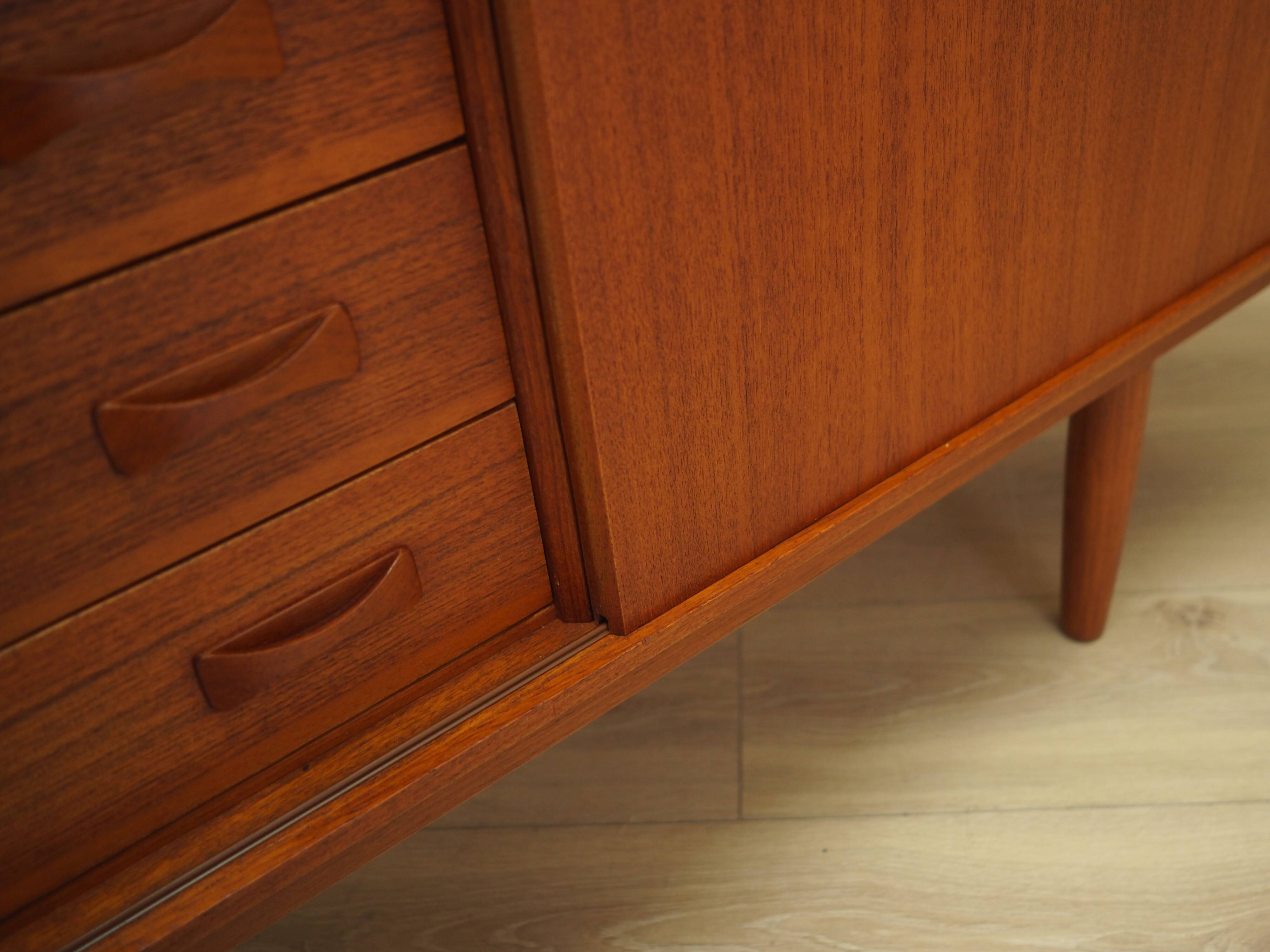 Buffet en teck, design danois, années 60, fabricant : Clausen & Son