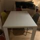 Office design albed nile – white glass – 120x80 cm