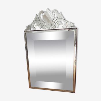 Miroir verre de Venise, 82x130cm