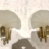 Pair of shell sconces
