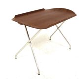 Scandinavian teak trolley, "Amlinette" FM Produkt, Fredriksbergs Metalvarefabrik, Norway, 1960