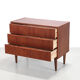 Vintage Danish teak wooden chest of drawers