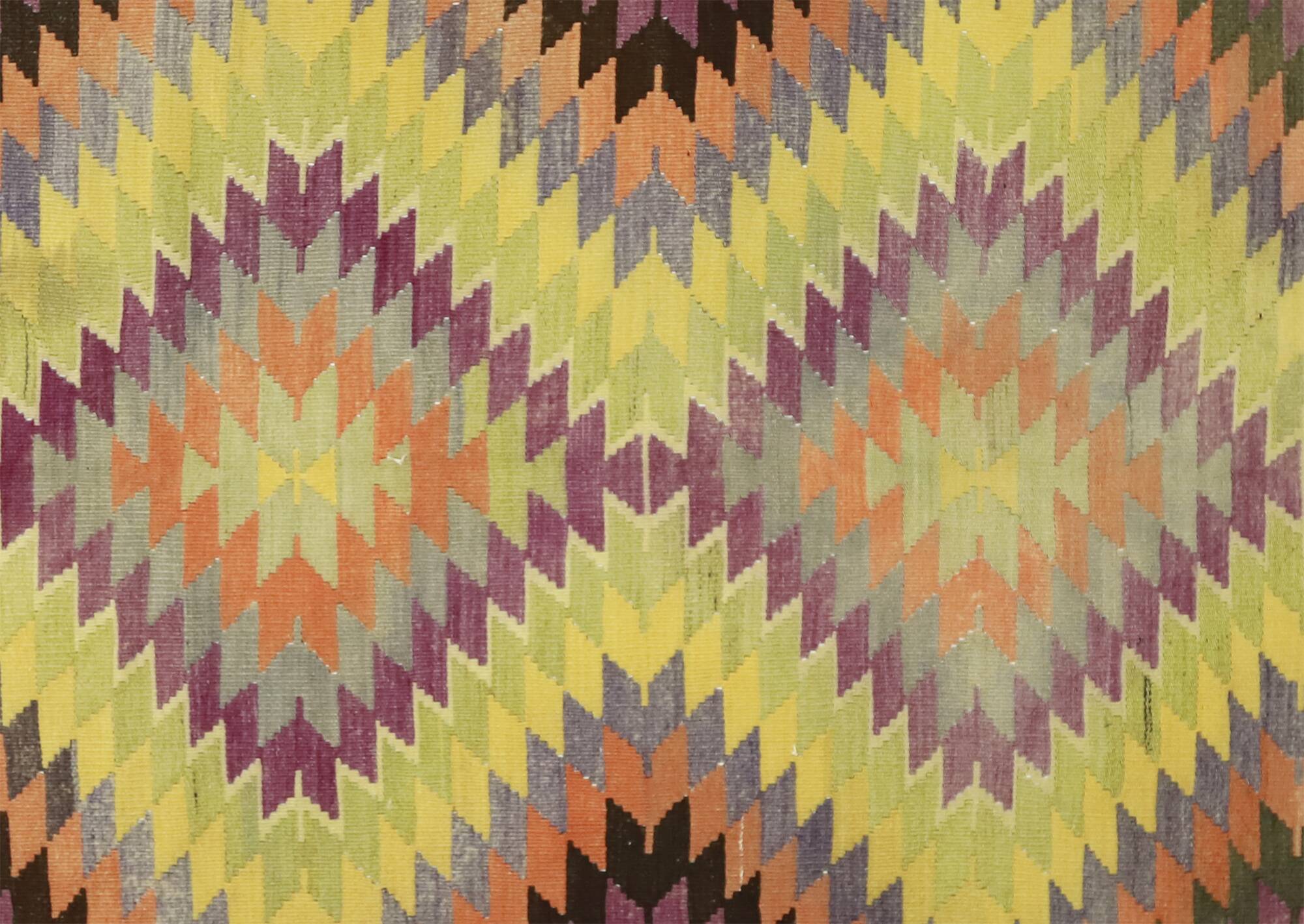 Vintage Turkish Kilim Coloured 163x298 cm Handwoven Bohemian Spirit