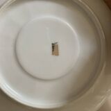 Vintage Limoges porcelain chocolate teacups in pastel yellow and gold