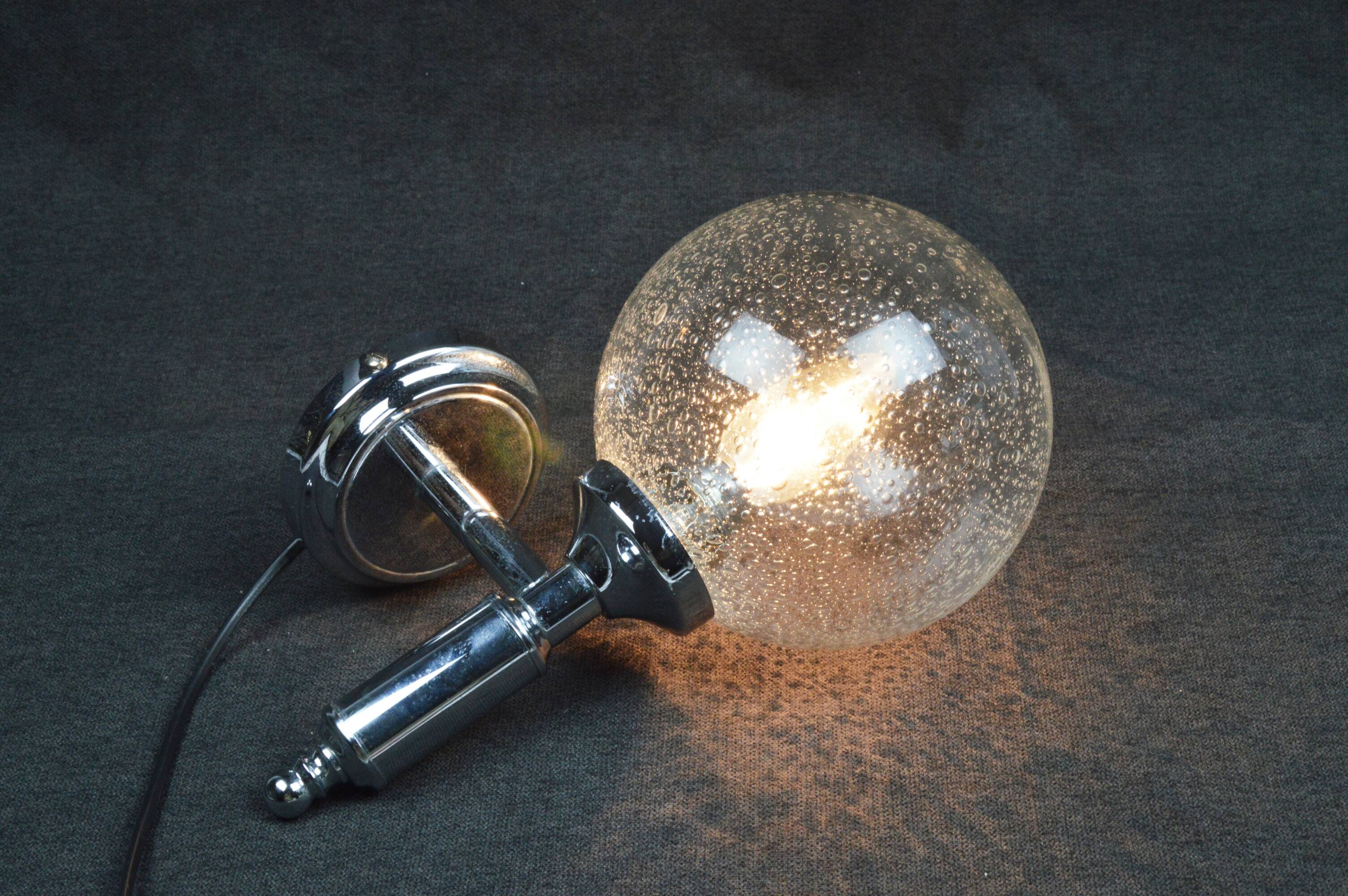 A pair of wall lamps, 1970s