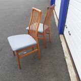 Pair of scandinavian chairs teak