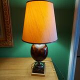 Lamp with lampshade 80'S Delmas