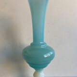 Blue opaline vase