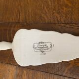 Faience pie or cake shovel from Sarreguemines Obernai Alsatian décor