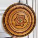 Assiettes décorative en bois vintage