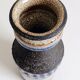 Scandinavian Modern Chamotte Vase, Dark Brown & Cream Glaze, Denmark