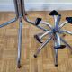 Vintage chrome metal coat rack, 1970s