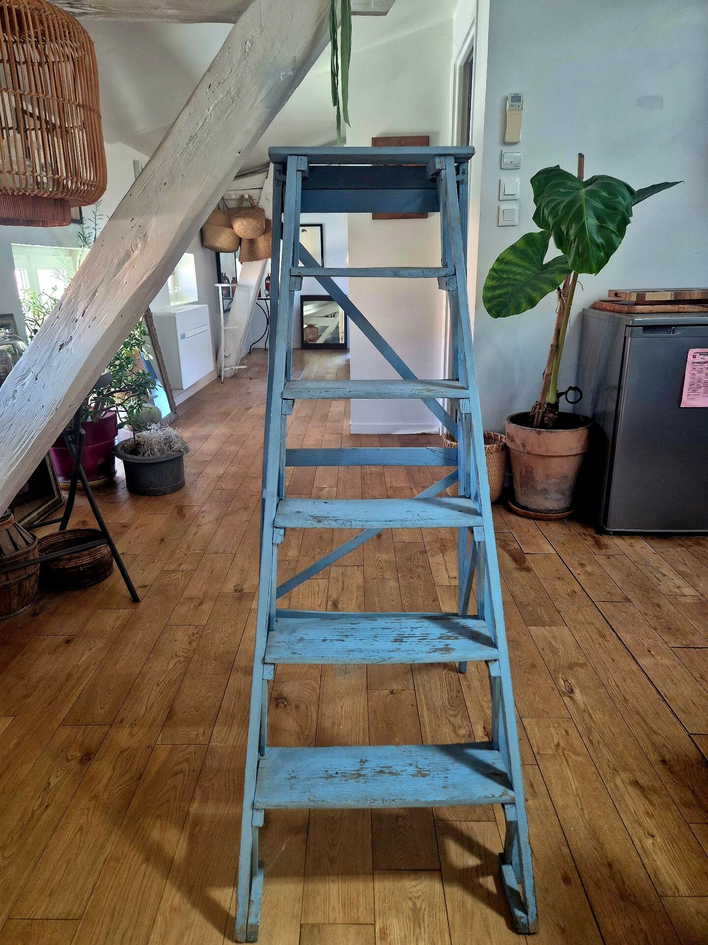 Old library step ladder