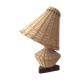 Vintage lamp from the 50s- 60s in rattan