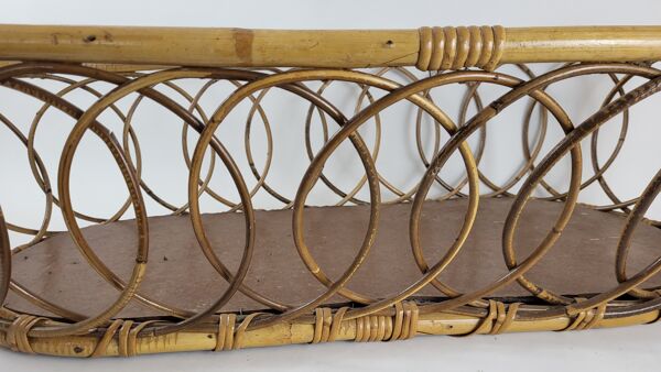 Couffin bébé en osier