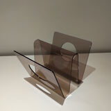 Porte-revues en plexiglass design Michel Dumas, années 1970