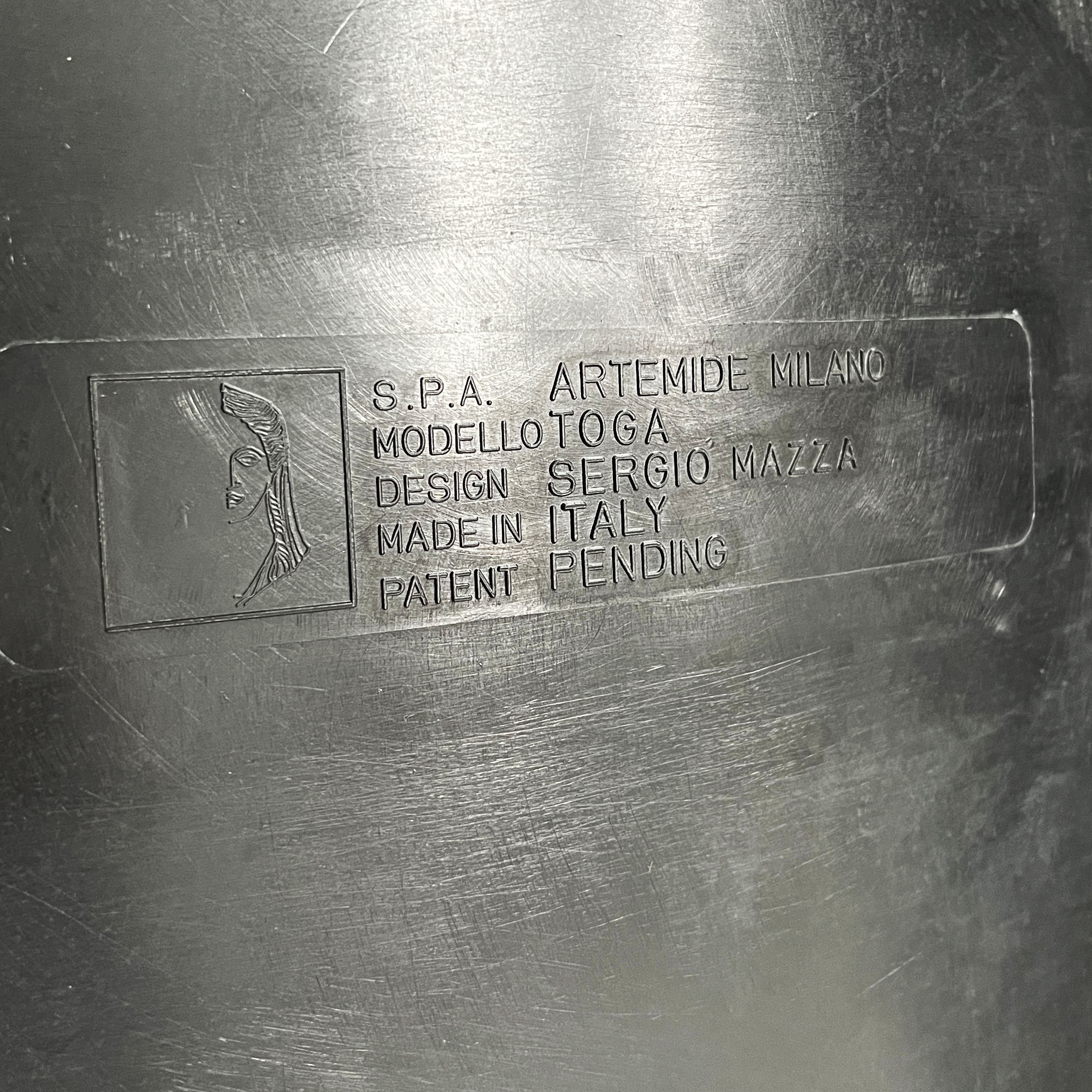 Black "Toga" armchair by Sergio Mazza for Artemide, 1960