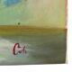 Flowers in Vase Still Life Painting Amateur Signed 27cm