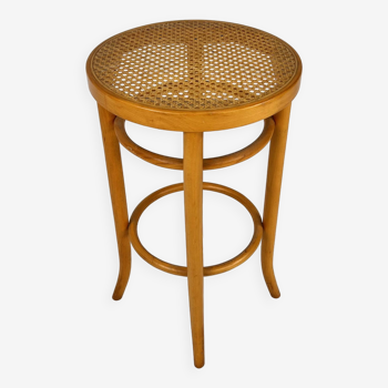 Cane and bentwood austria barstool, 1940s