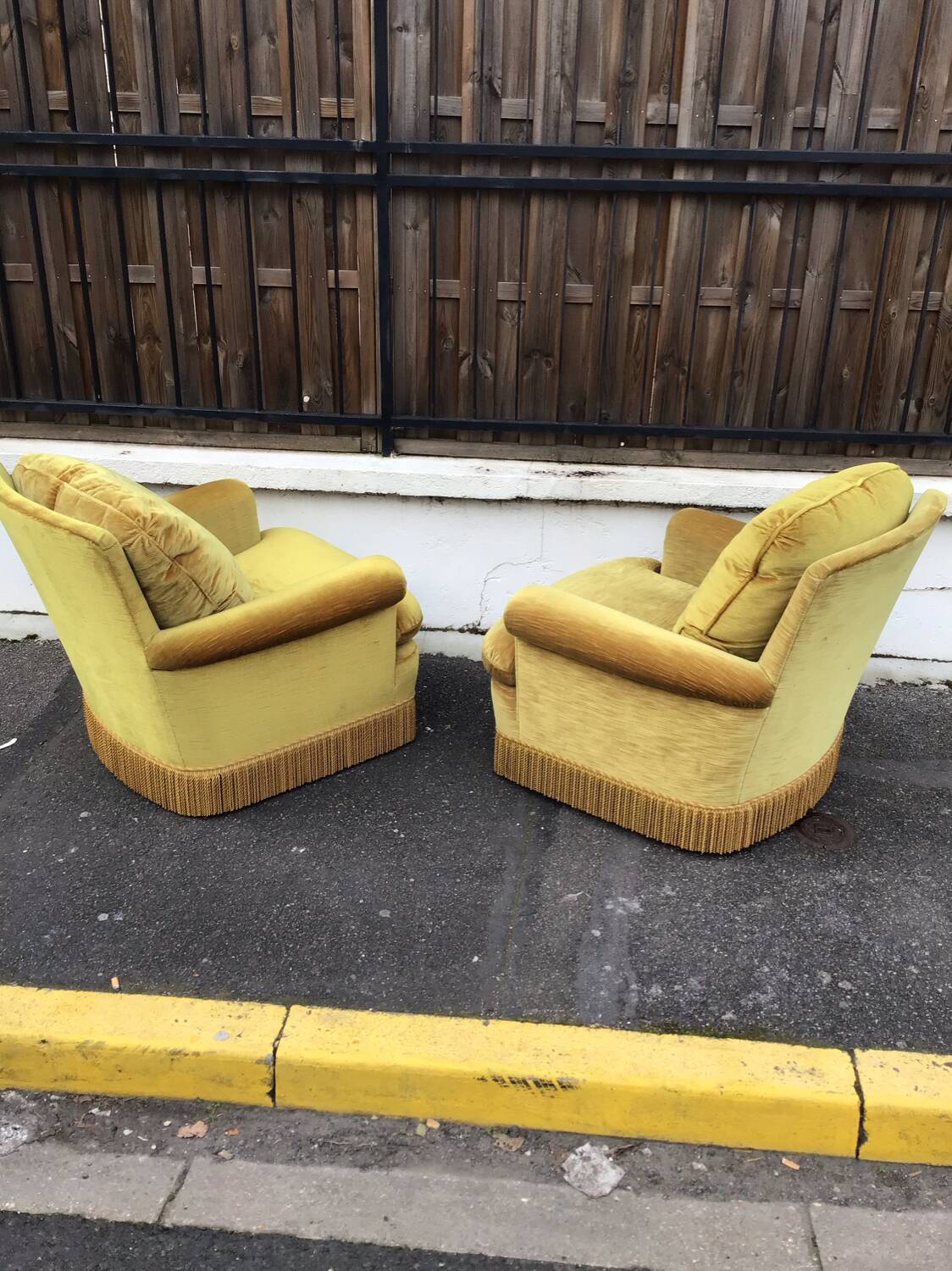 Pair of 1950 armchairs