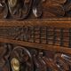 Vintage Carved Oak Cabinet/Chest of Drawers with Mythical Figures