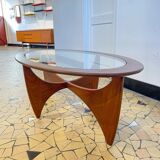 Astro oval coffee table  Victor Wilkins