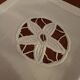 6 openwork napkins cotton mixed race 47 x 47 flower decoration