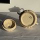 Cream teapot and its sugar bowl Sarreguemines France