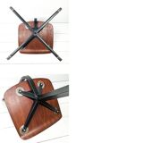 Mid Century Chaise d'école Chaise d'enfant Bois Métal Vintage Rétro Chambre d'enfant Pied Skandi Sca