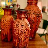 Large Vintage Fat Lava Vase Table Lamp by Carstens Tönnieshof - WGP