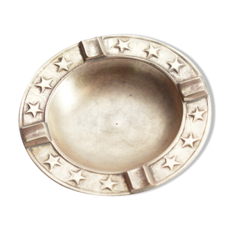 Brass ashtray with stars