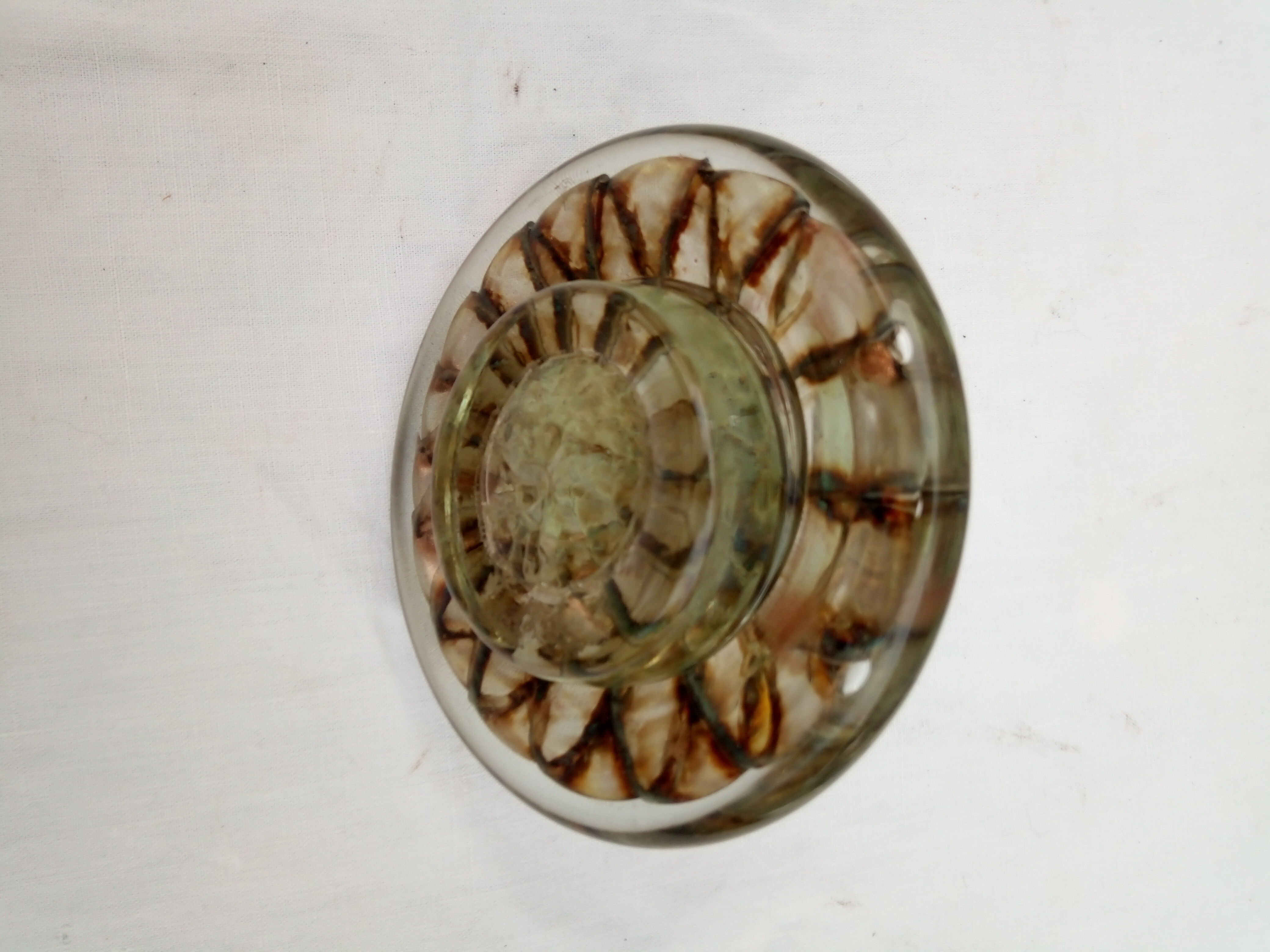 Jar covered with Murano glass in the 50s